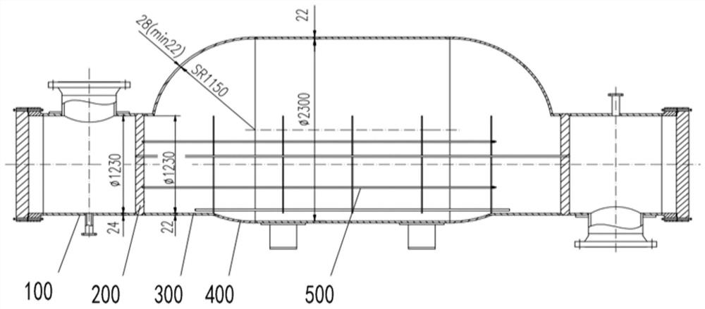 Strength calculation method of heat exchanger, electronic equipment and computer readable storage medium