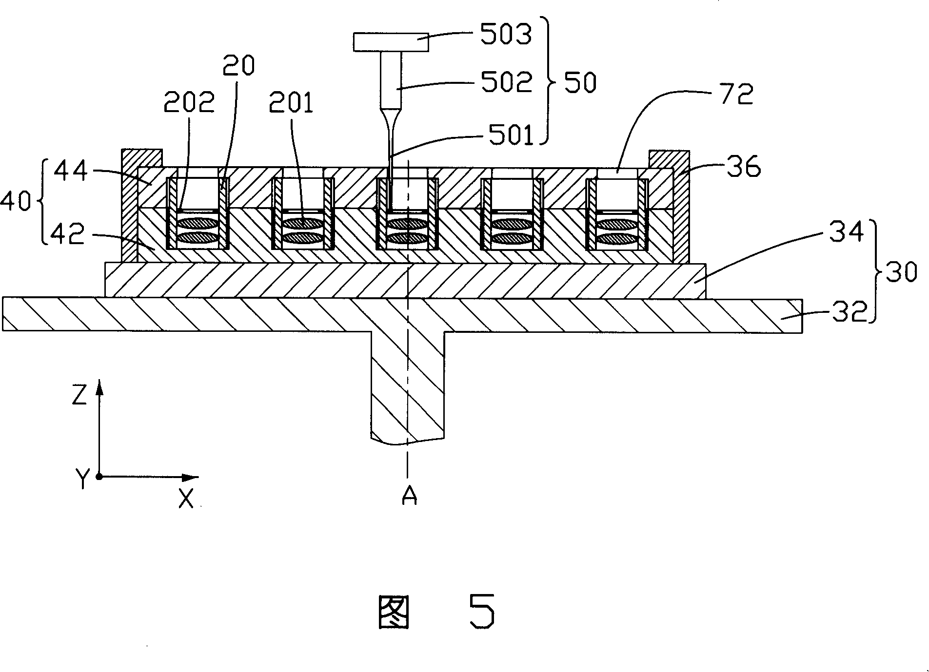 Rotary painting glue applying device and method