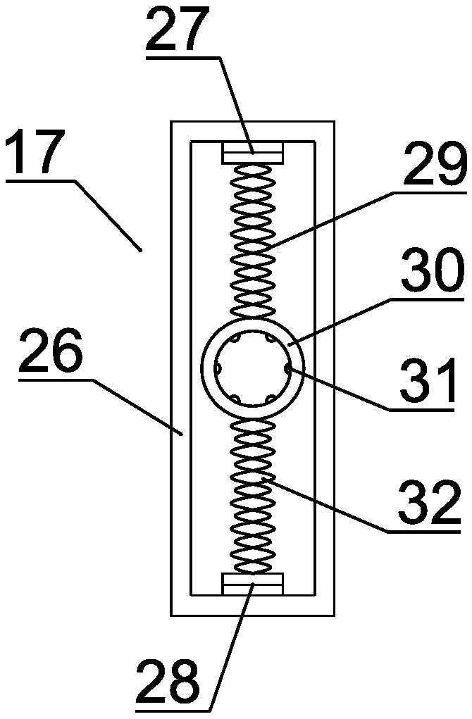 Surface dedusting wire take-up device for electric power