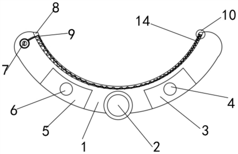 Built-in negative pressure drainage metering device for obstetric vaginal bleeding