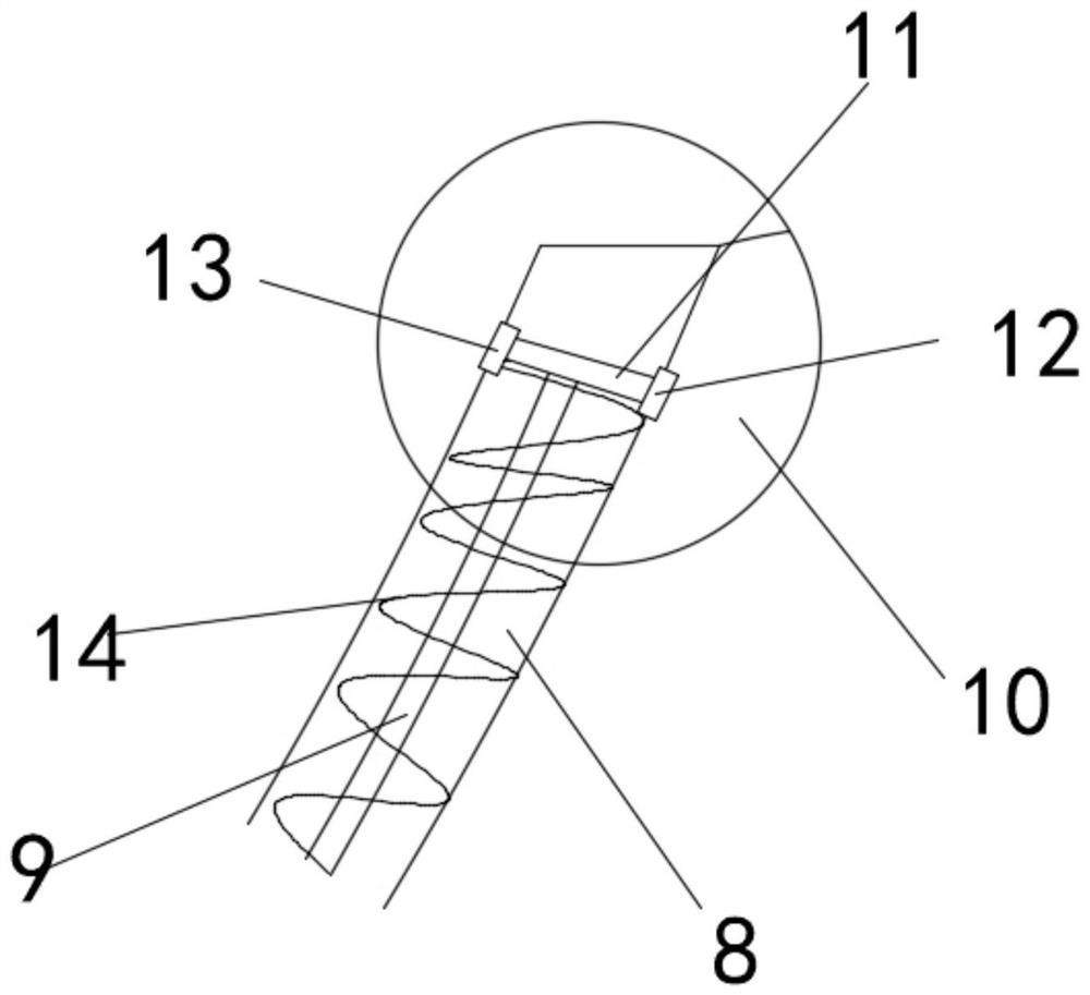 Built-in negative pressure drainage metering device for obstetric vaginal bleeding