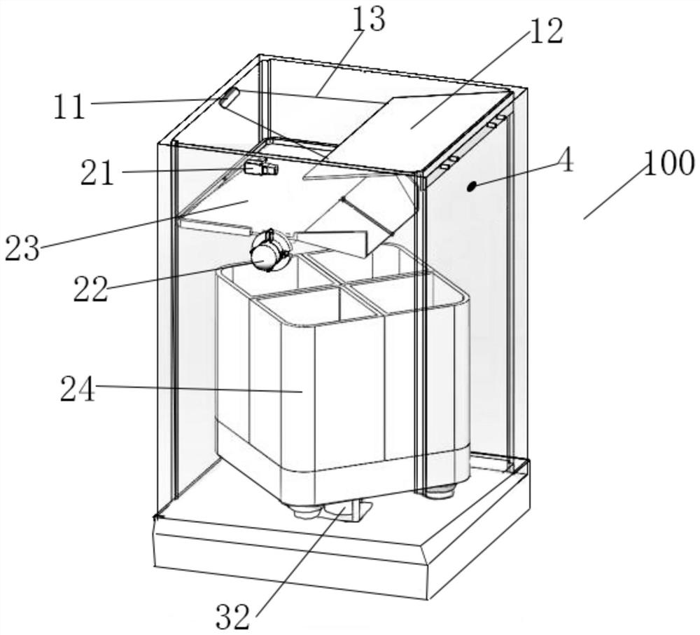 Recognition device and recognition method for garbage classification