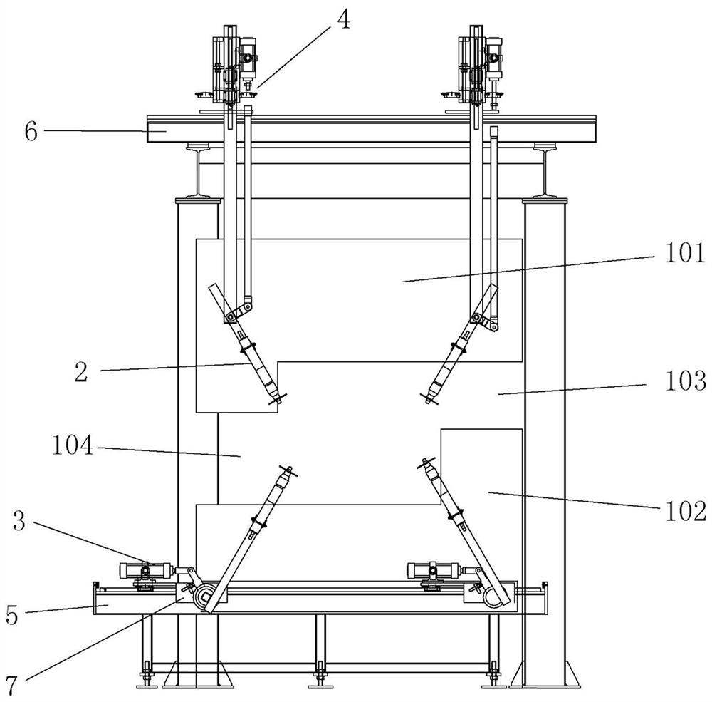 An equipment for repairing paint on the outer surface of a paint spraying pipe