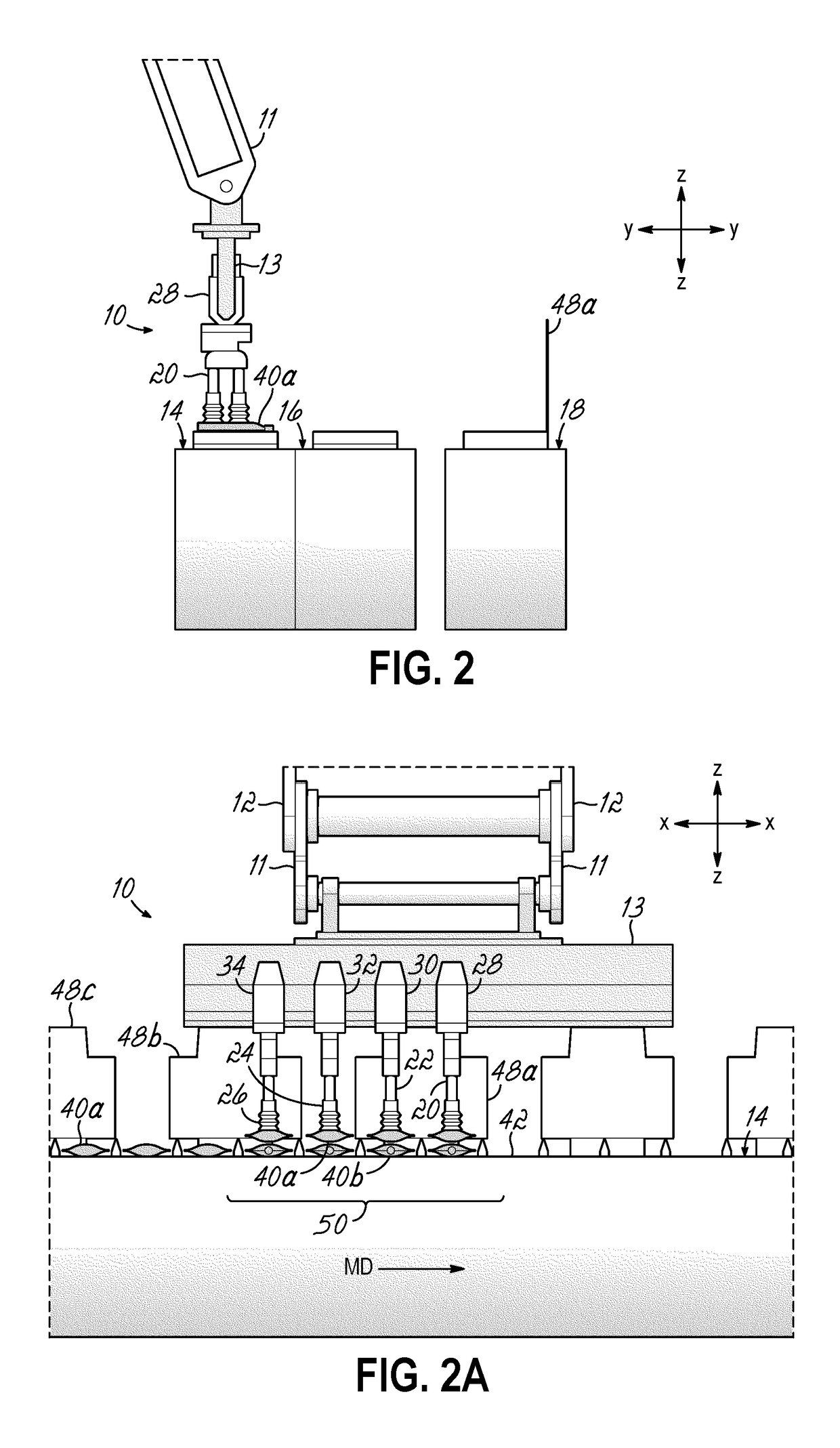 Apparatus and methods for transferring continuously moving articles to continuously moving packages with intervening article grouping and group pitch adjustment