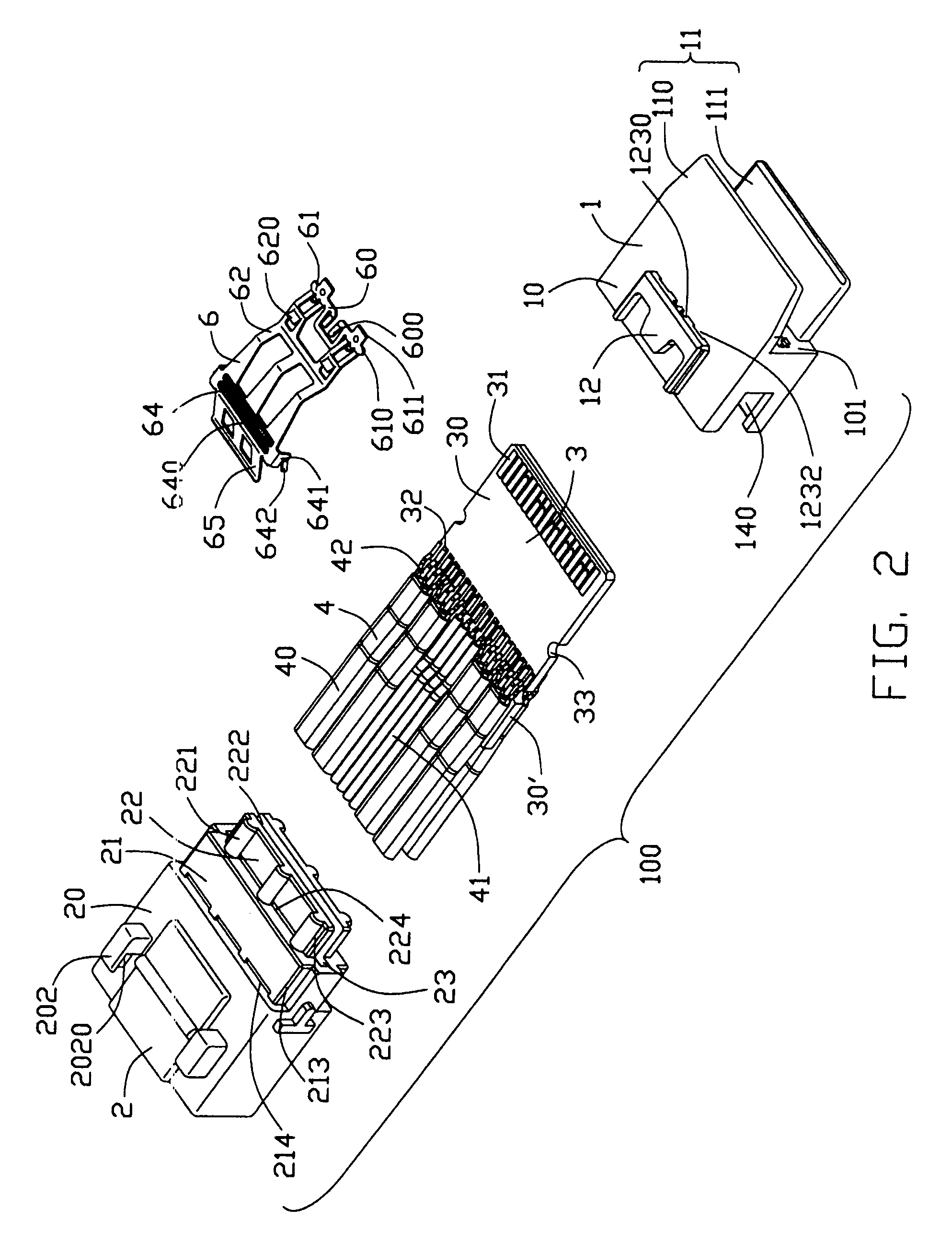Cable connector assembly and method of manufacturing the same
