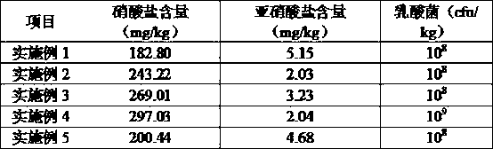 Leavening agent for lowering nitrate content of vegetables and method for preparing leavened vegetables by leavening agent