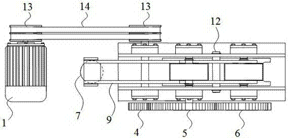 Automatic brazing rod pulling device of plugging hole opening machine