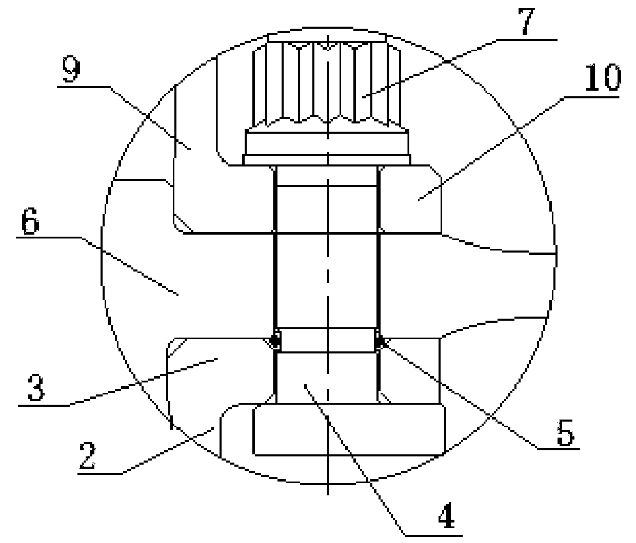 Rotor wheel disk assembly structure
