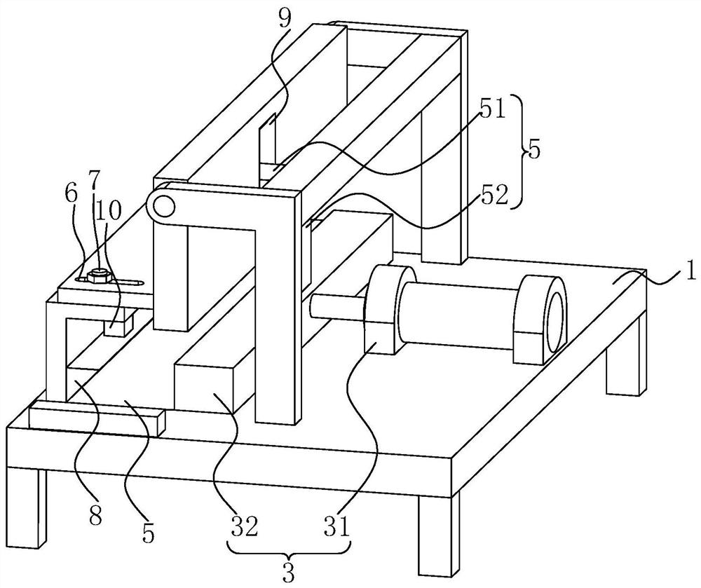 A planetary gear CNC lathe discharge device