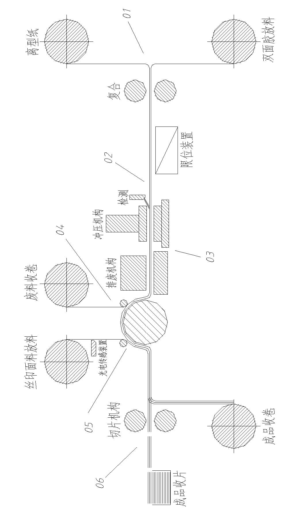 Production method and equipment for full-automatically aligning and gluing name plate