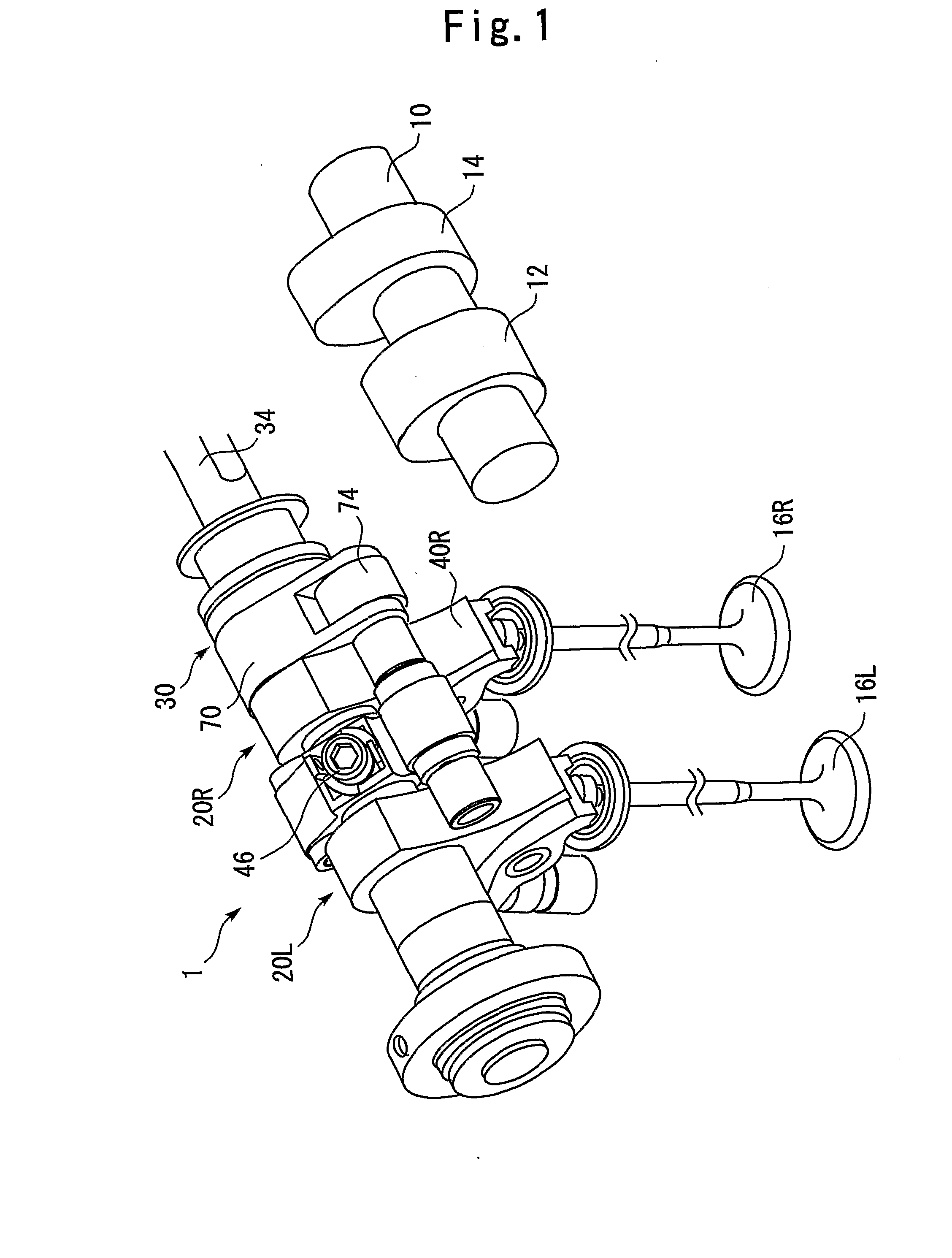 Variable valve apparatus