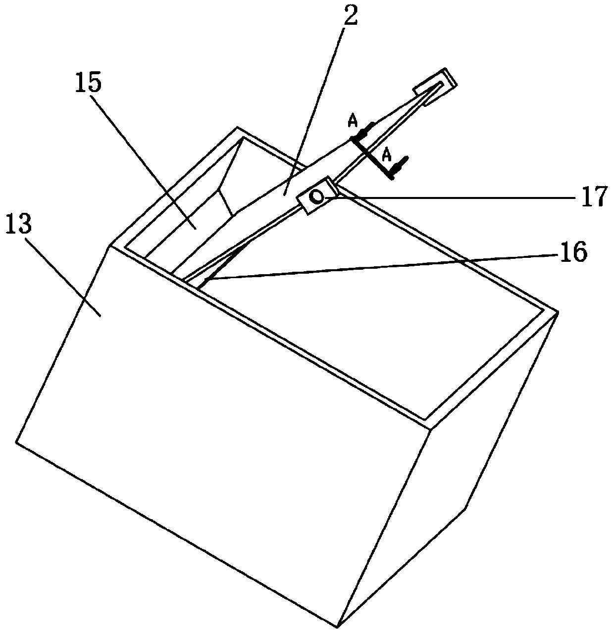 Device for disassembling conducting strip of waste battery pack