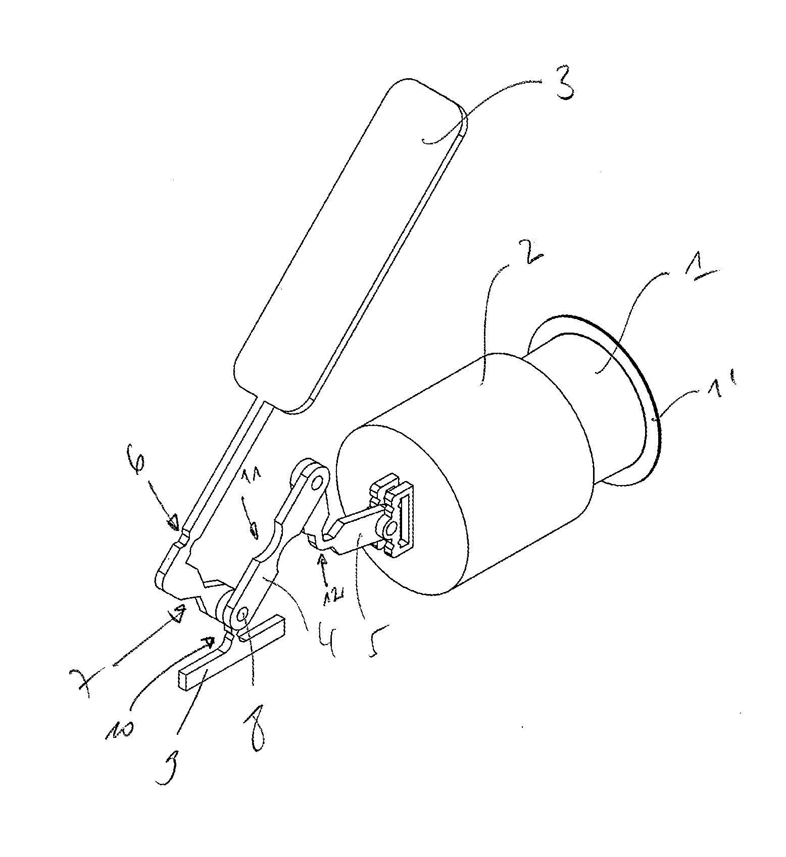 Capsule holder for preparing a beverage