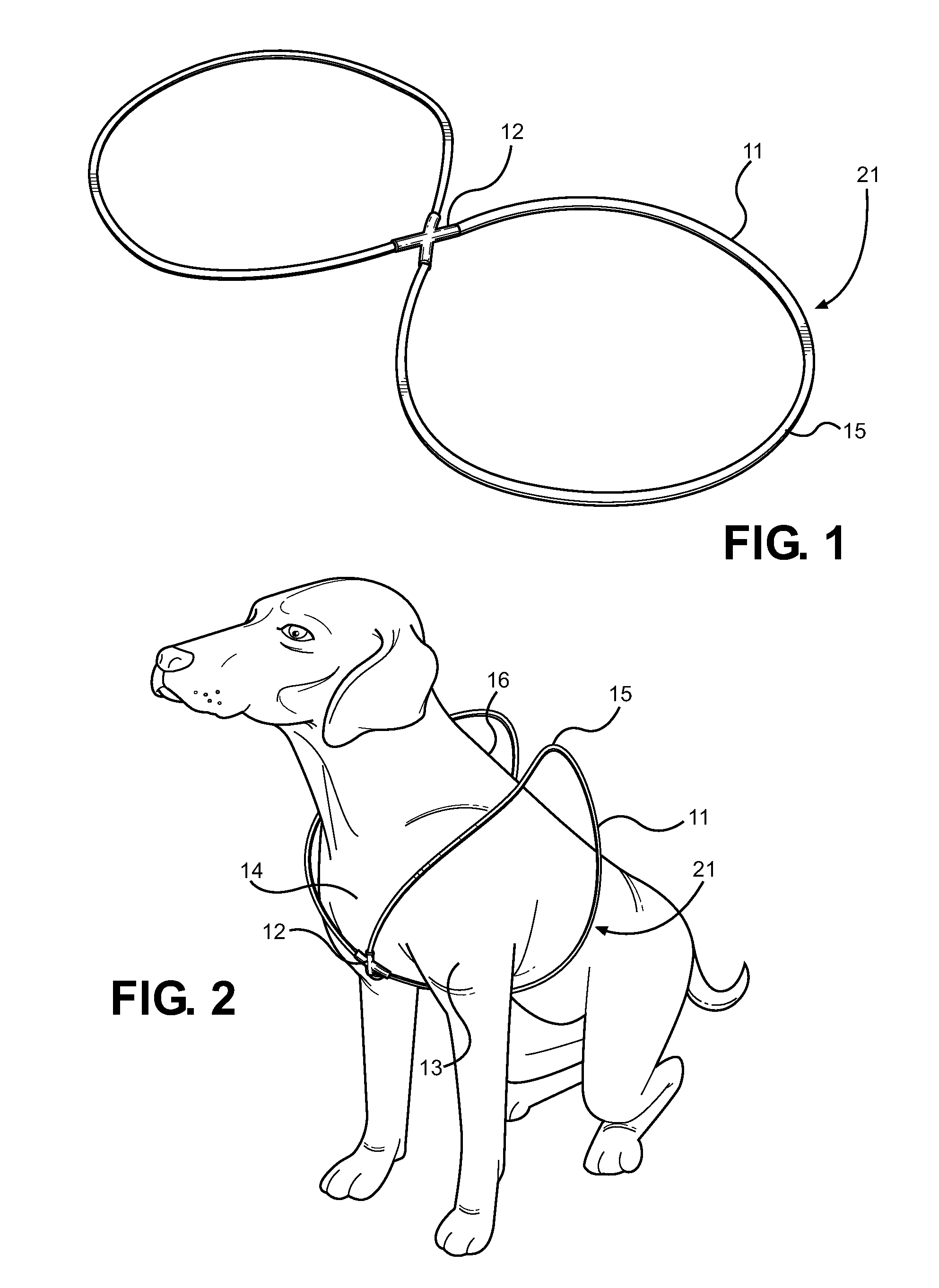 Looped Dog Walking Harness
