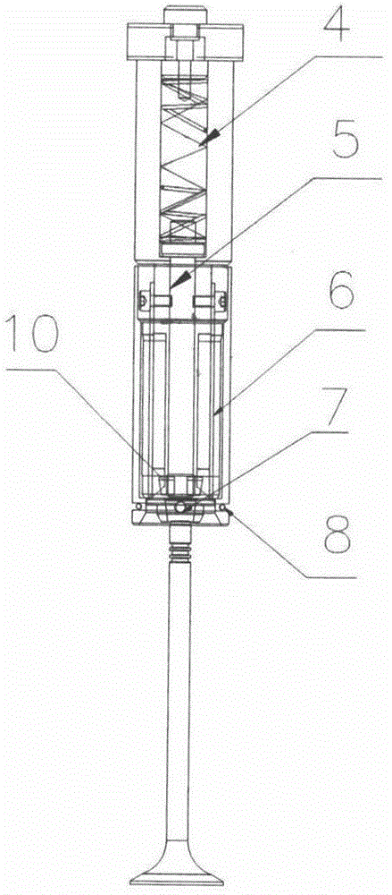 Pressure head assembly for assembling of engine valve lock plate