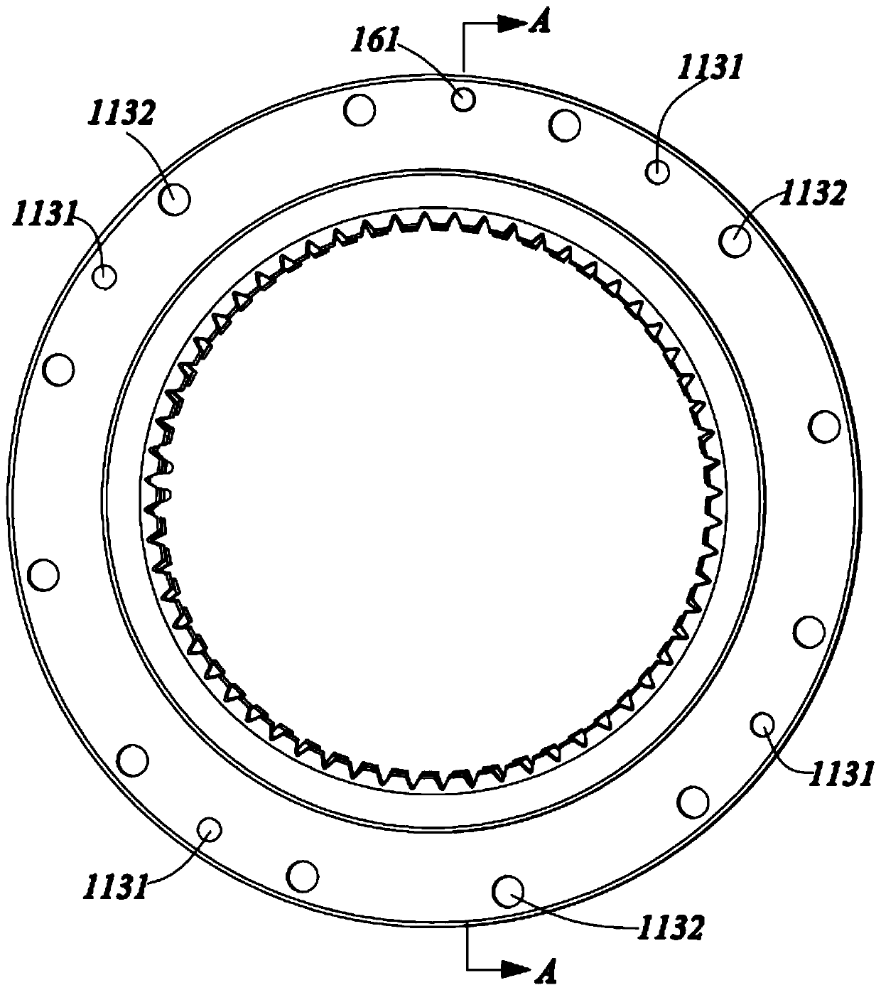 Crossed roller bearing and speed reducer