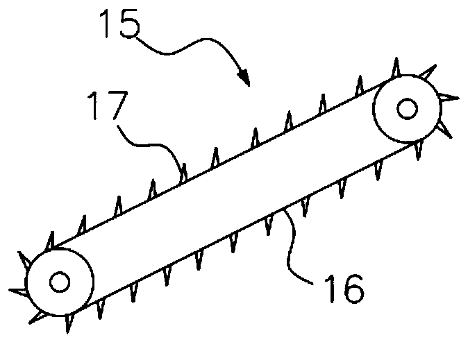 Automatic flax bundle splitting device with uniform and accurate control of flax bundles