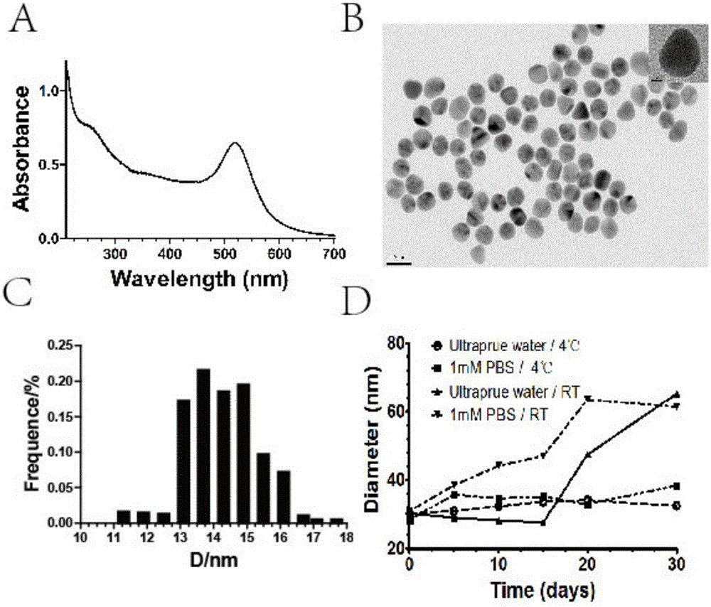 Nano gold mir-885-5p conjugate and its preparation method and application