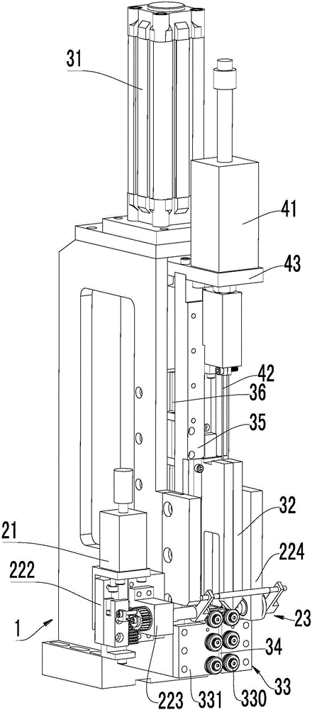 U-folding and feeding mechanism for rectangular enameled wire