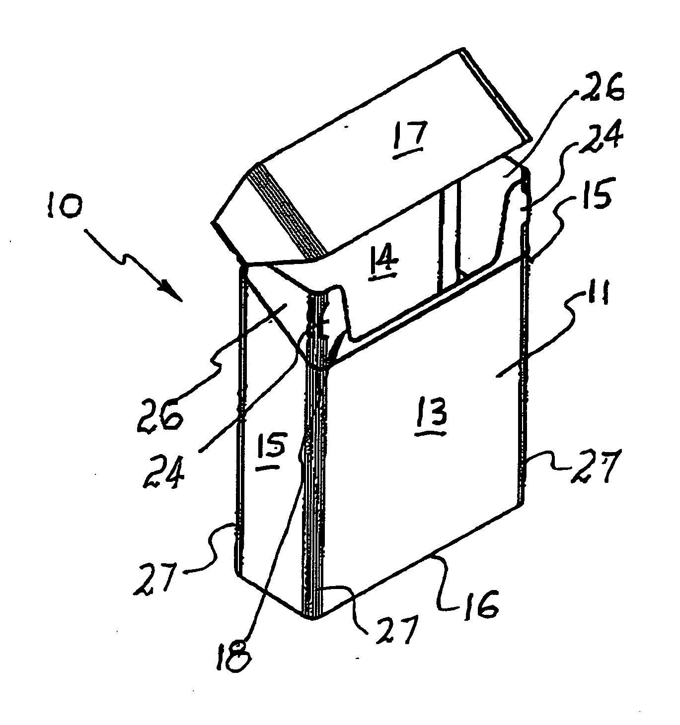 Corner pack inner frame