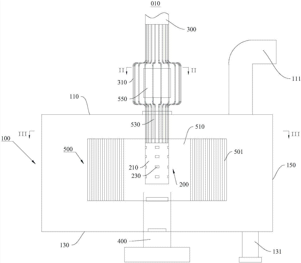 Ammonia-containing wastewater recycling system and desulfurization and denitrification dedusting system