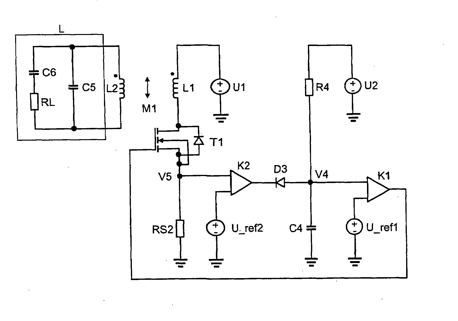 Switch-Off Time Regulation System for an Inverter for Driving a Lamp