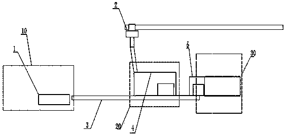 Material clamping and conveying device of prefabricated bag packaging machine