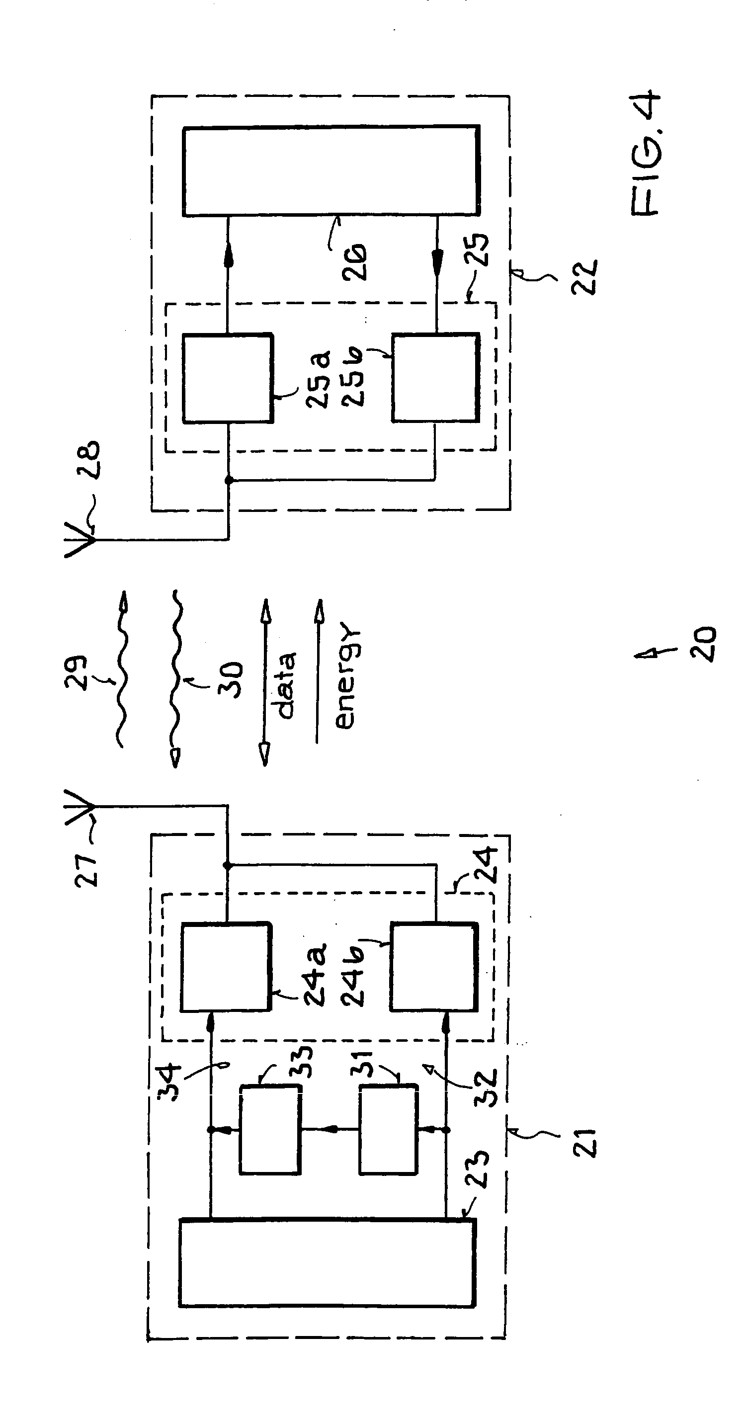Method and apparatus for data communication between a base station and a transponder