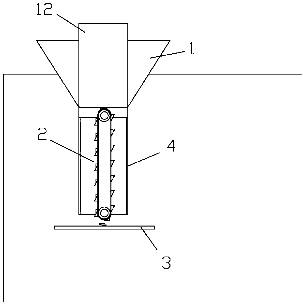 Bin structure and full-automatic LED packing machine thereof