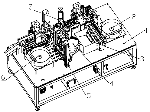 Bearing part assembling automatic equipment