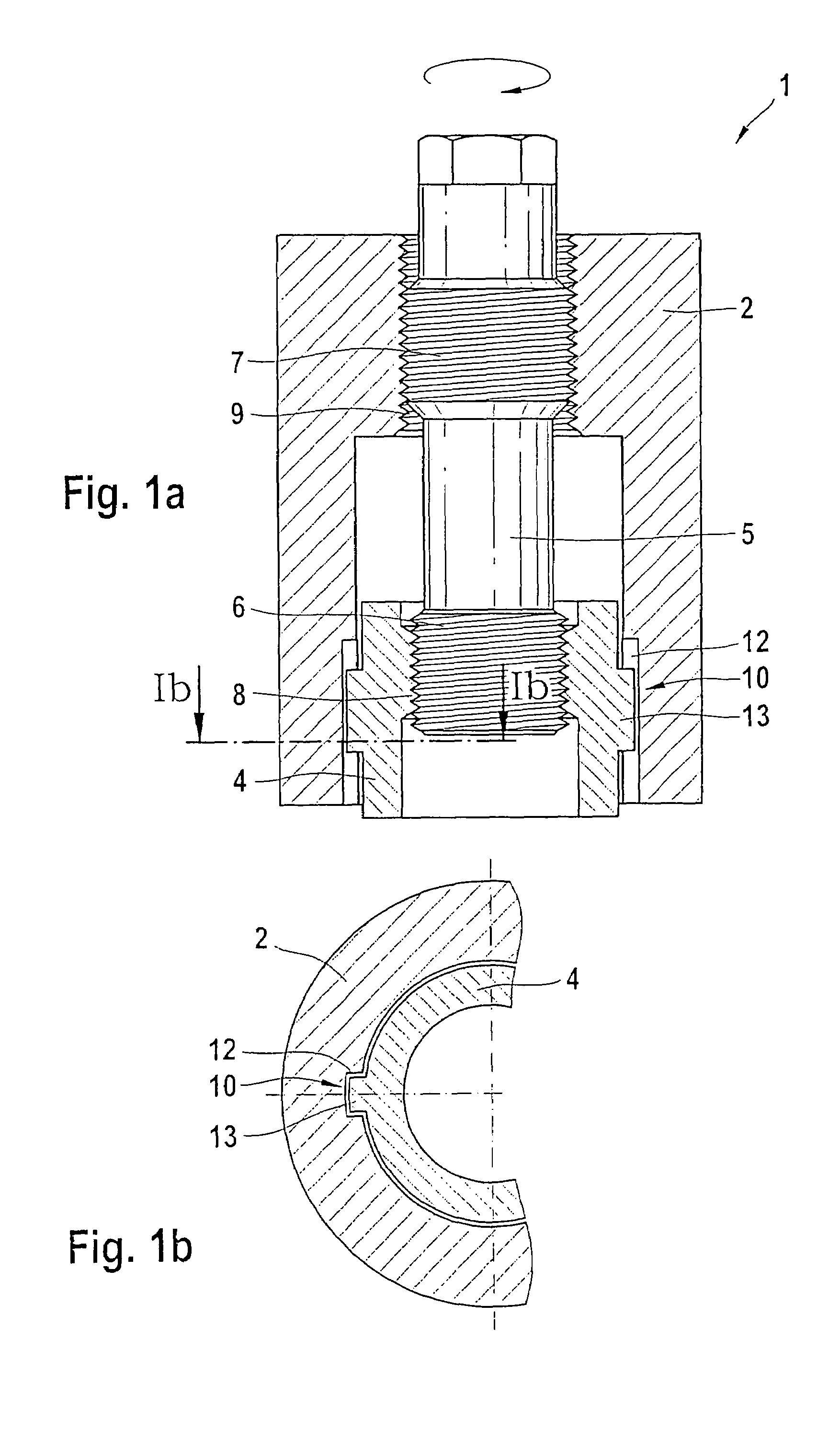Device for adjusting the armature stroke of a solenoid valve