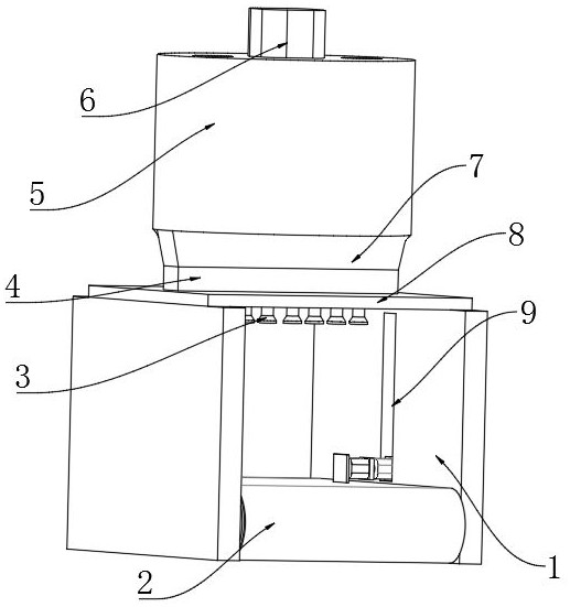 Fireproof coating spraying device for steel structure and spraying method of fireproof coating spraying device