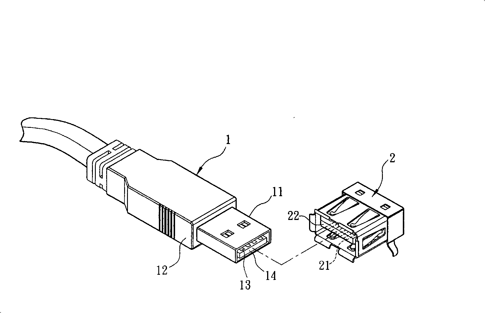 Electronic device with variable magnetic pole guide connector and connector set