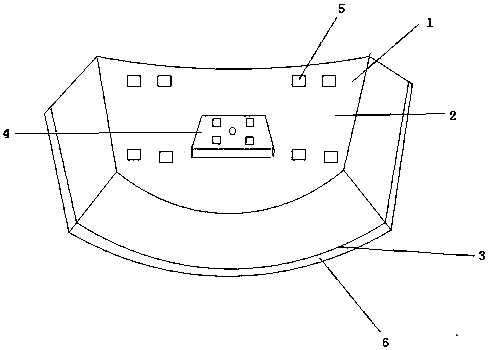 Shield prefabricated segment