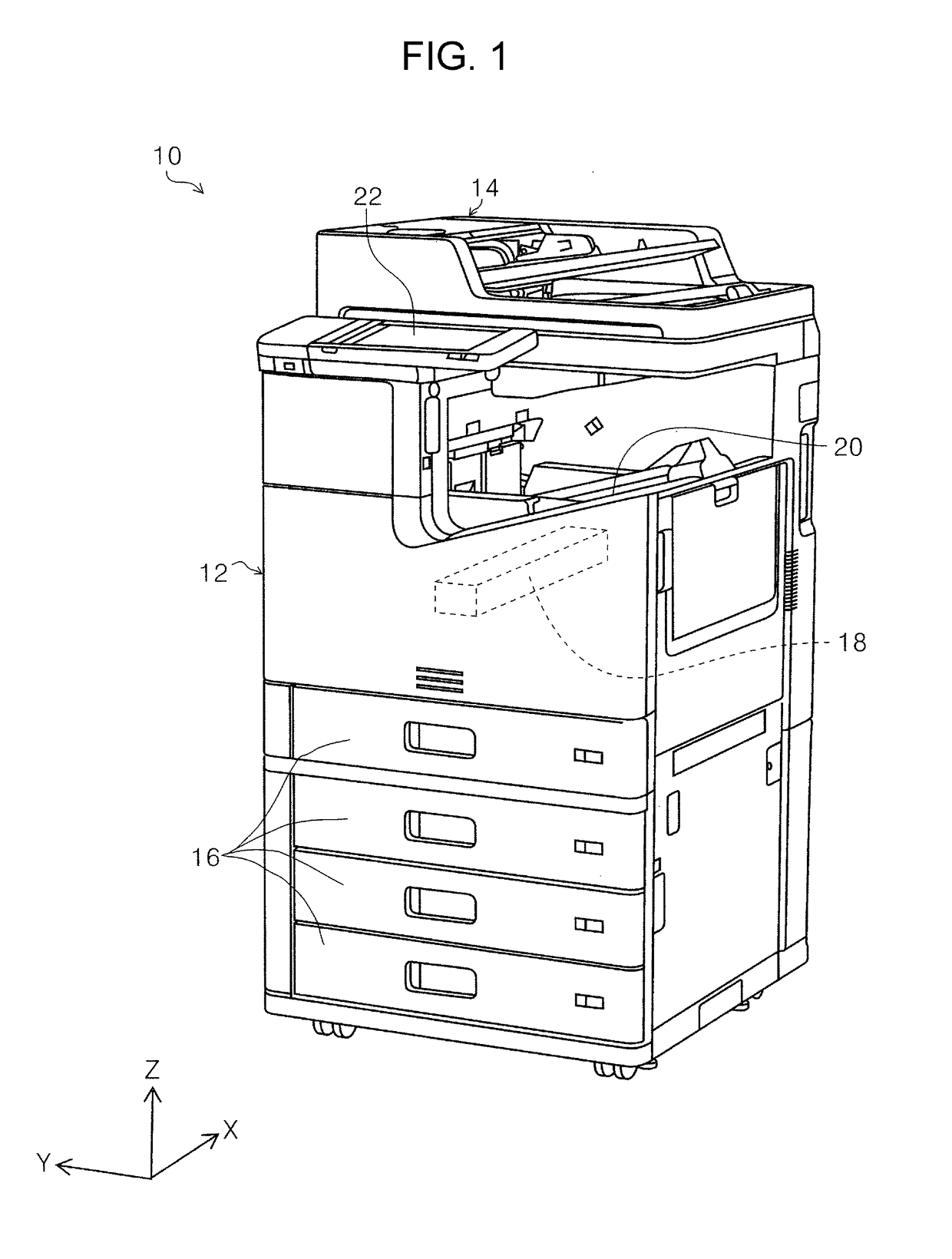 Medium transporting device, image reading apparatus, and opening/closing device