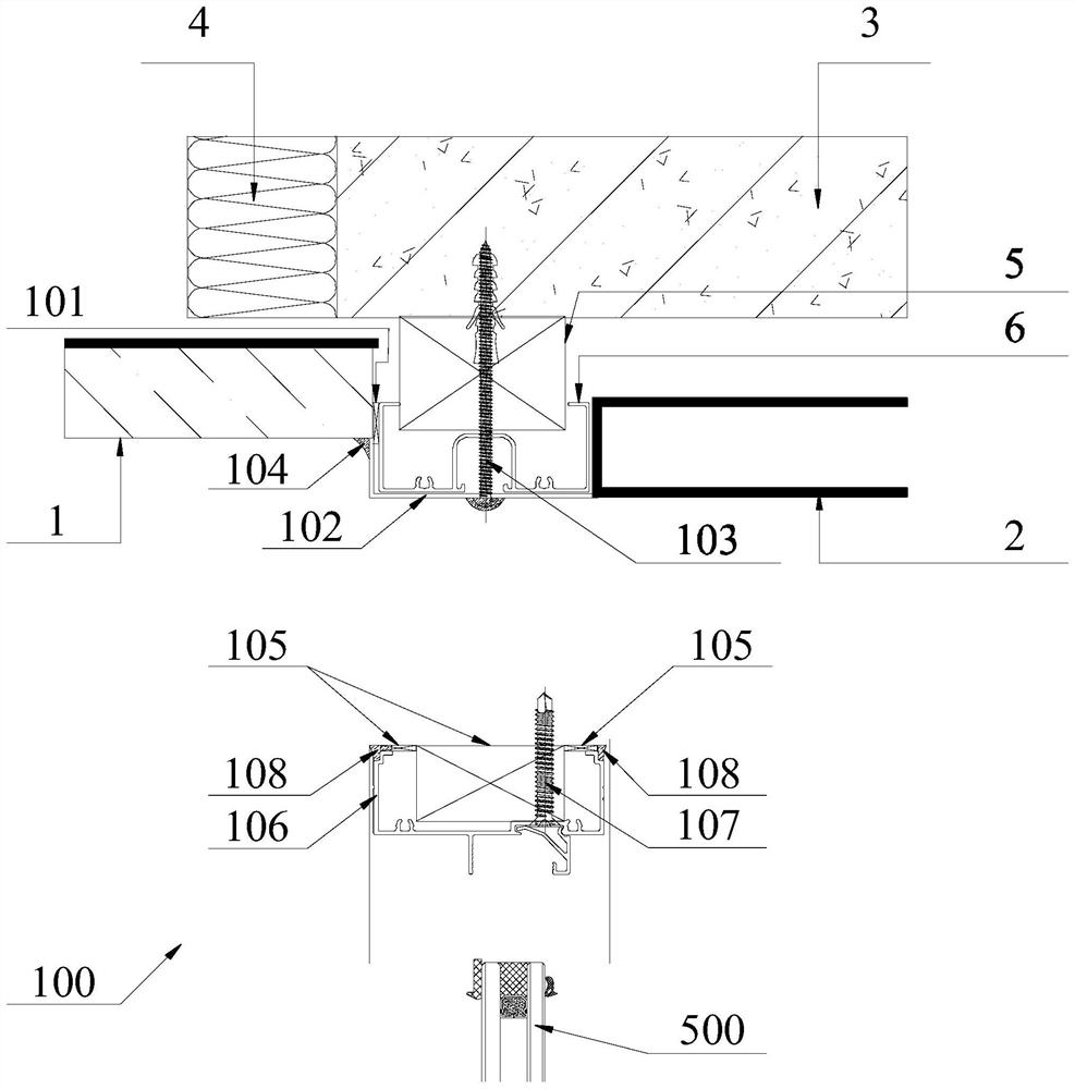 Transformation method and structure of existing building window