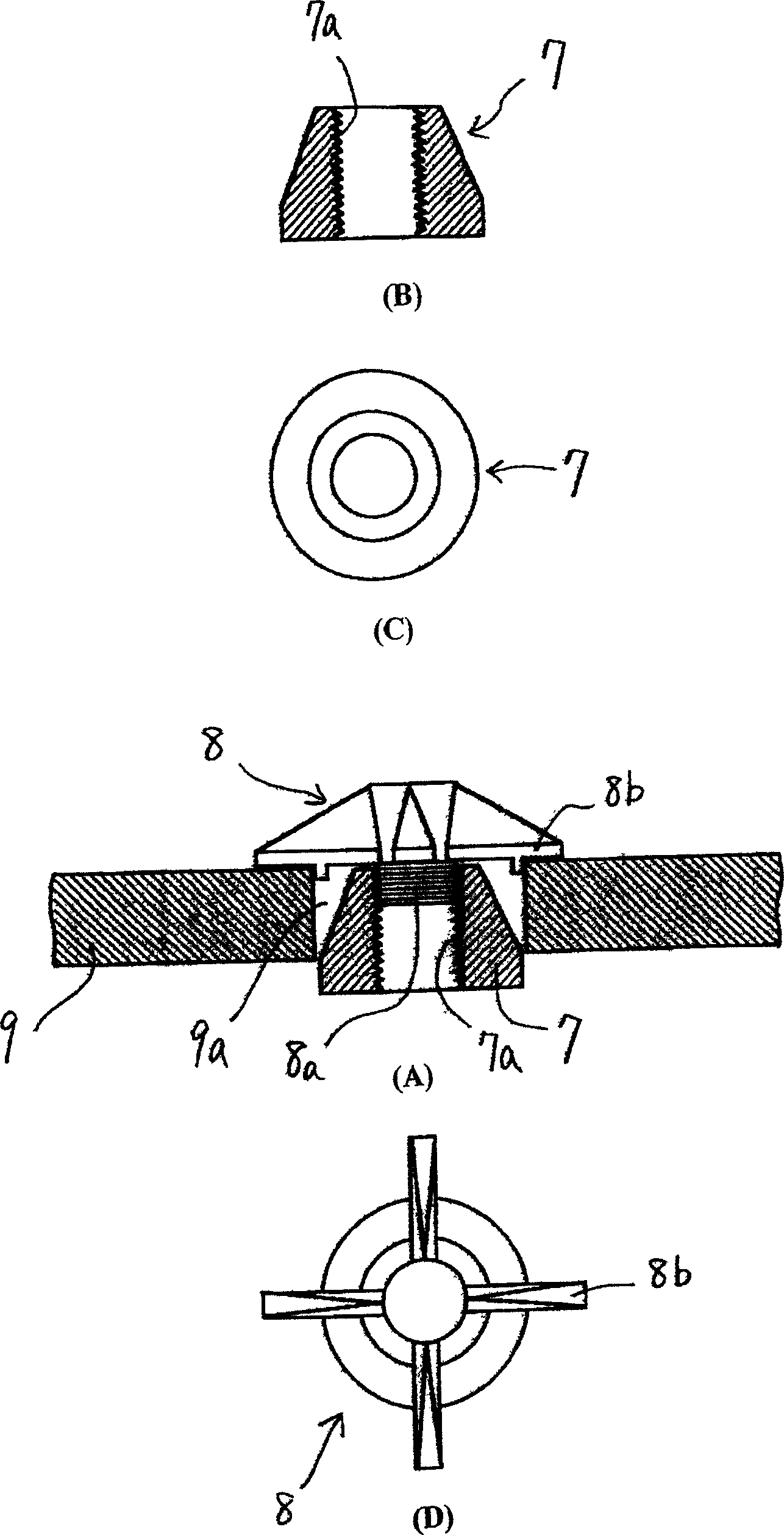 Cross-connection method for steel pipe and H-shape steel