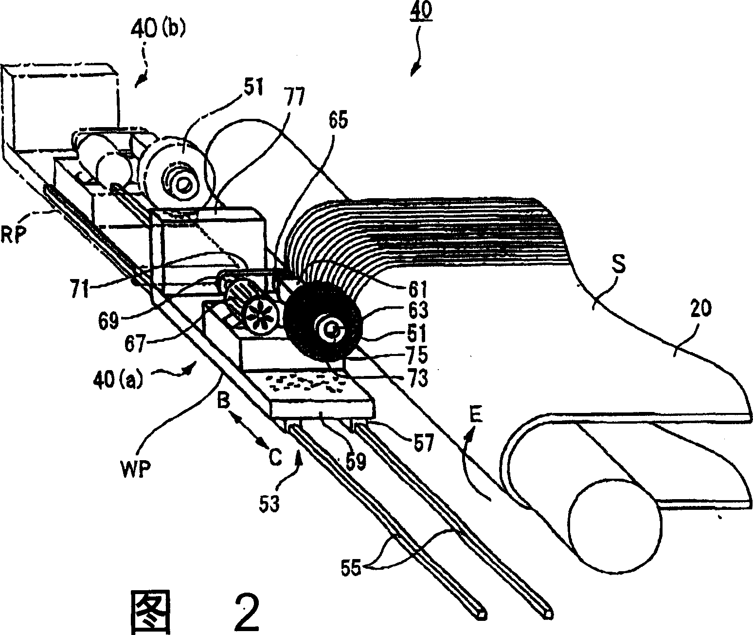 Paper machine and method for reconditioning a conveying belt of a paper machine