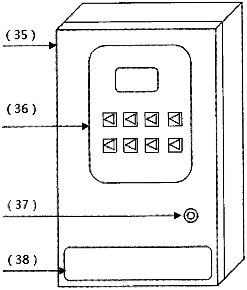 Vector electric energy converter based on direct-current power supply flexible control