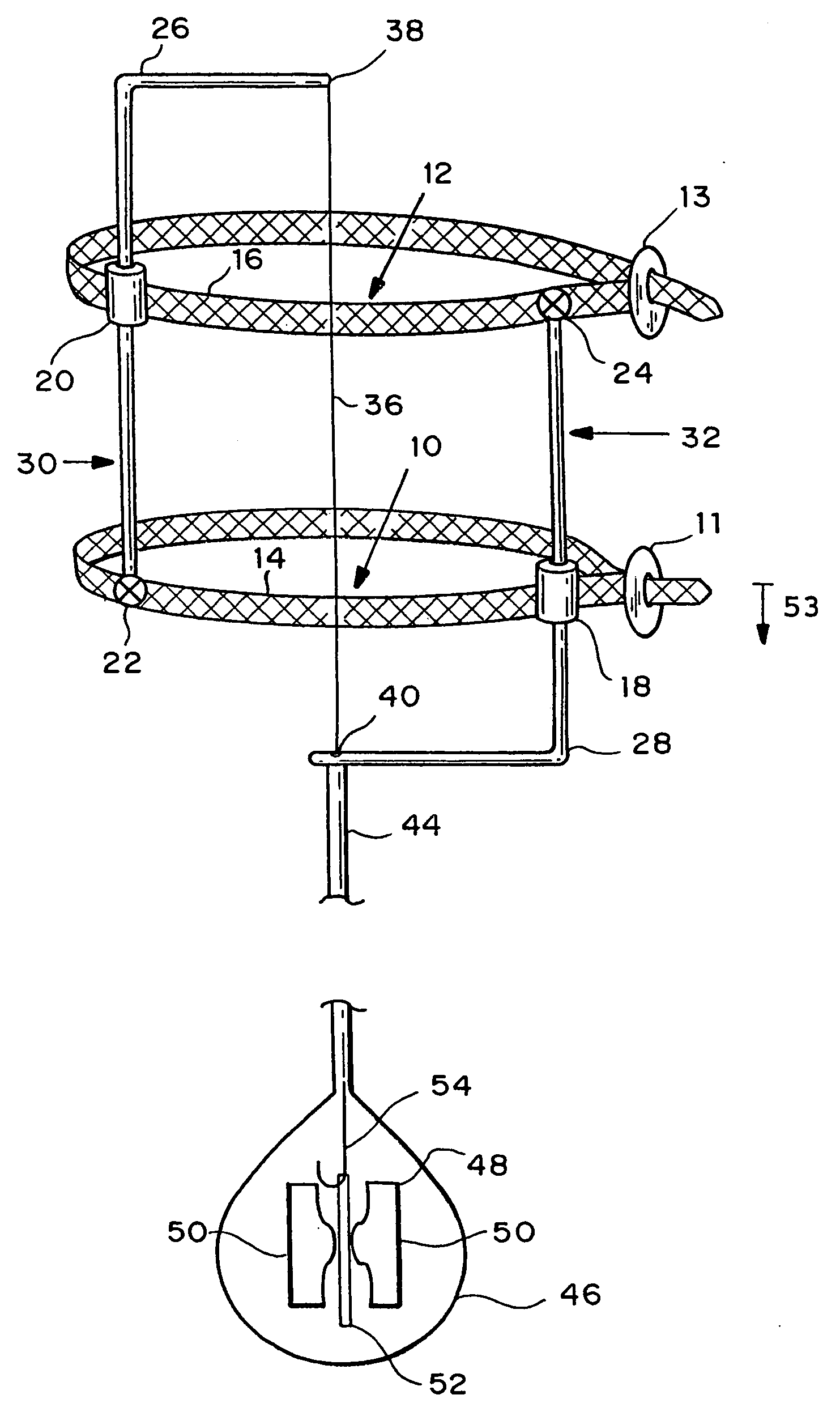 Device and method for creating a vascular graft in vitro