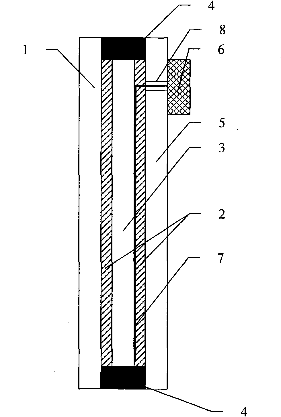 Special-shaped solar photovoltaic curtain wall glass and manufacturing method thereof