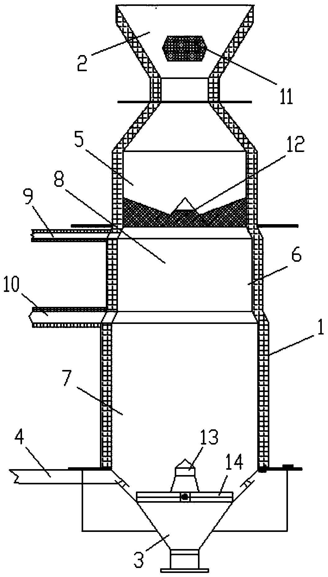 Method for recovering lead slag and utilizing waste heat in process of lead smelting