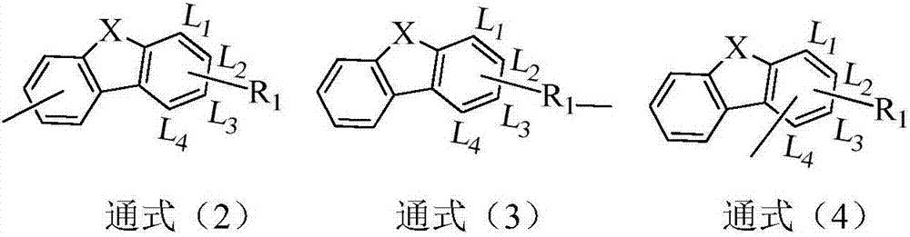 Organic compound taking fluorene as core and application of organic compound