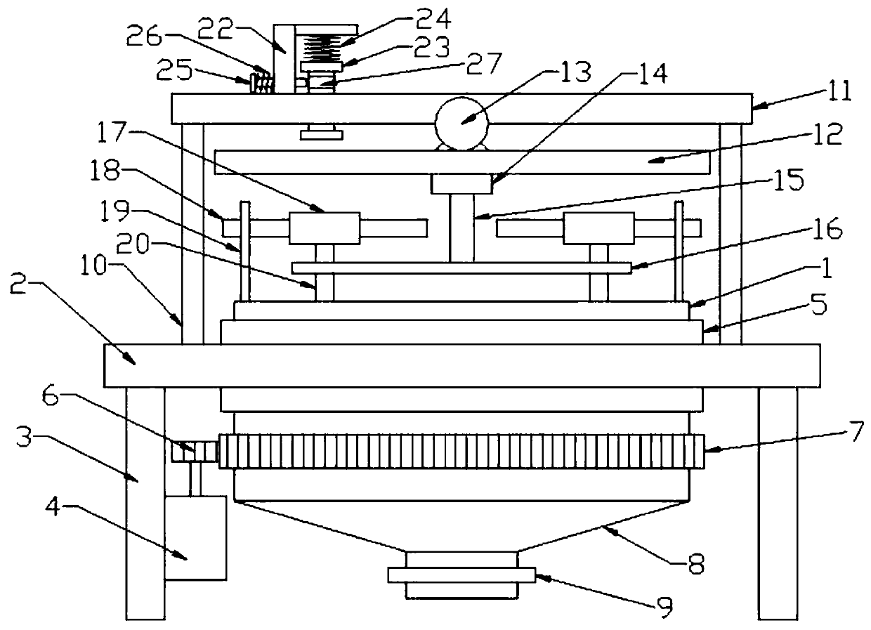 Concrete mixing equipment capable of tilting and mixing for construction