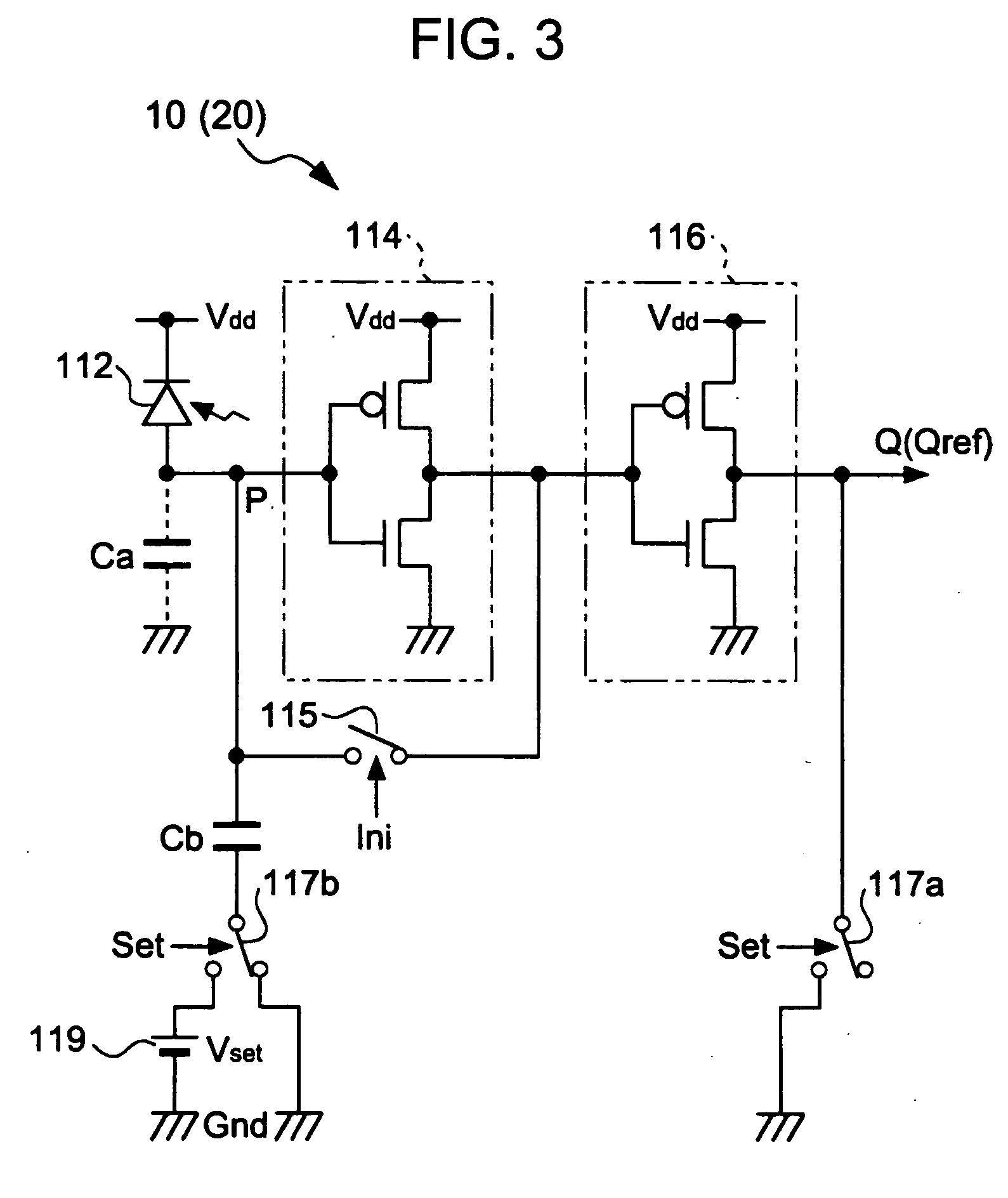 Optical sensor circuit, method of processing output signal of the same, and electronic apparatus