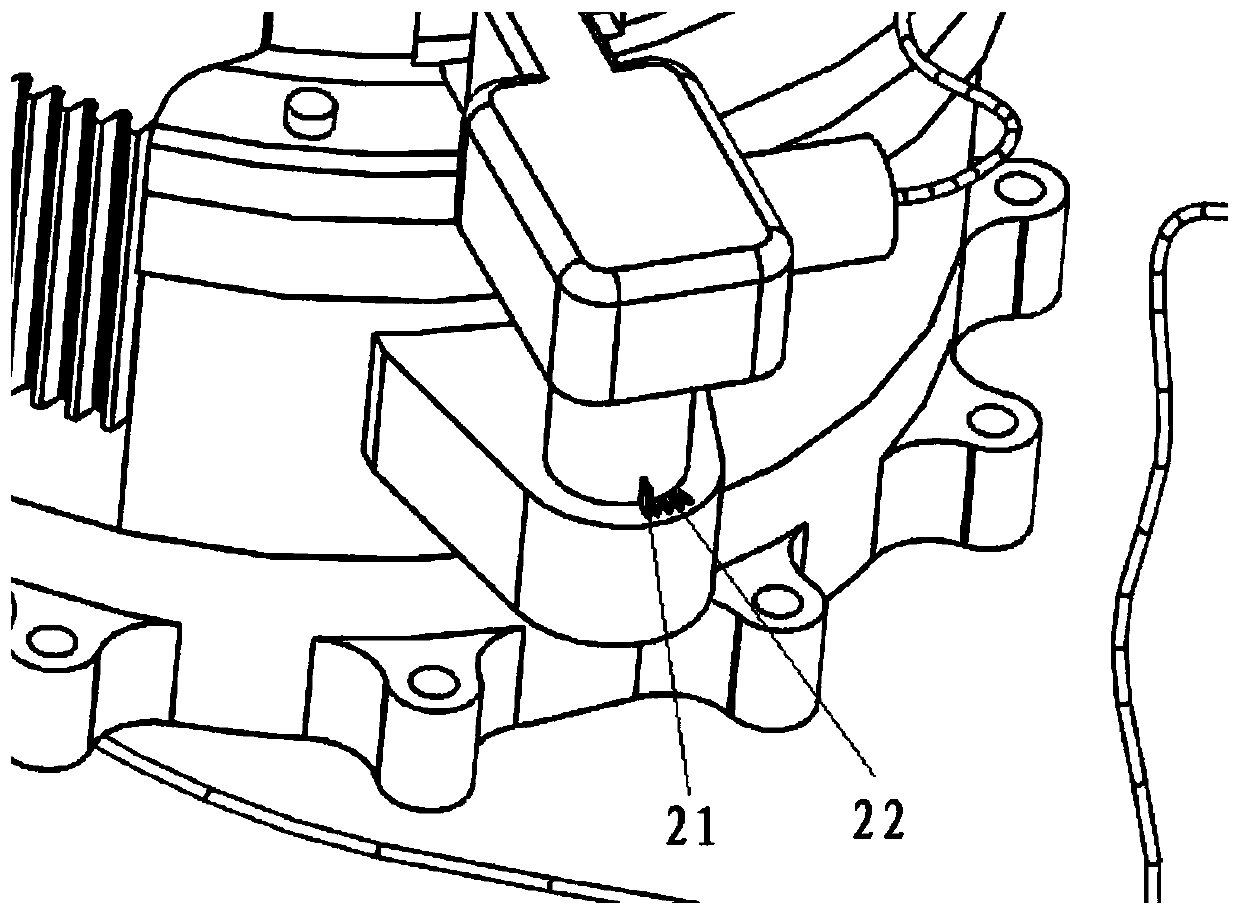 Acousto-optic coupling frequency shift encryption device