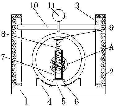 After-forging shaping device for bearing ring assembly