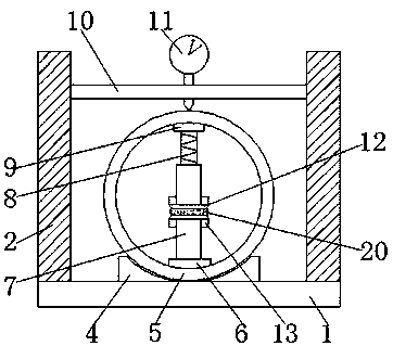 After-forging shaping device for bearing ring assembly