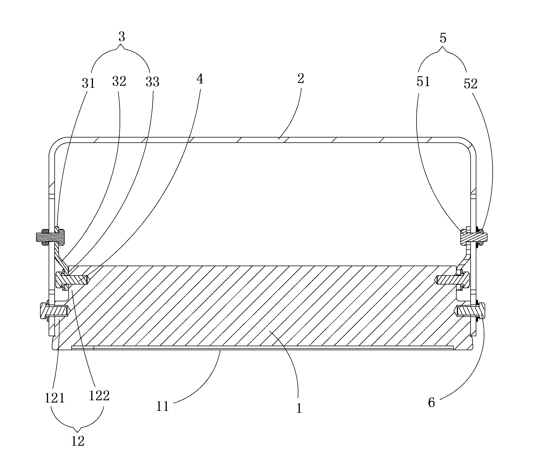 Lamp mounting structure