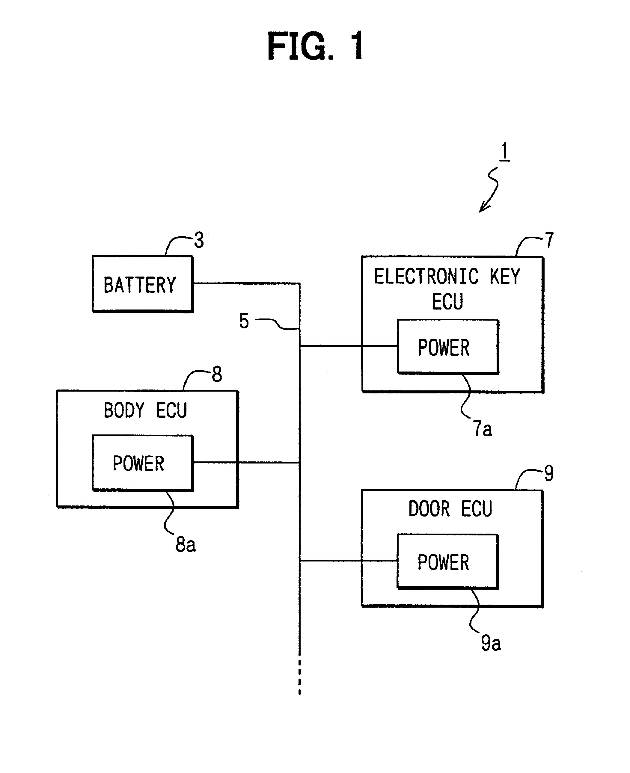 Power supply integrated circuit having communication function